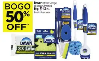 Dollar General Dawn Kitchen Sponges or Brushes offer