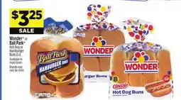 Dollar General Wonder or Ball Park Hot Dog or Hamburger Buns offer