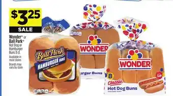Dollar General Wonder or Ball Park Hot Dog or Hamburger Buns offer