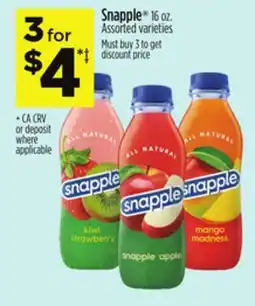 Dollar General Snapple offer
