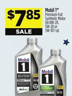 Dollar General Mobil 1 TM Premium Full Synthetic Motor Oil offer