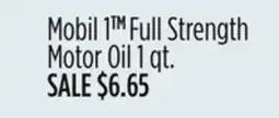 Dollar General Mobil 1 Full Strength Motor Oil offer