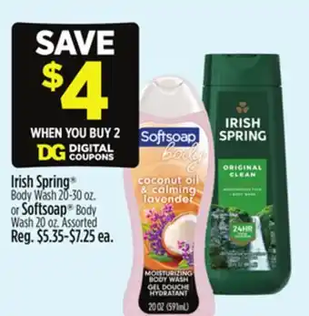 Dollar General Irish Spring or Softsoap offer