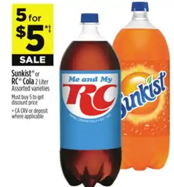 Dollar General Sunkist or RC Cola offer