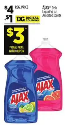 Dollar General Ajax Dish Liquid offer
