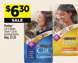 Dollar General Purina Cat or Kitten Chow offer