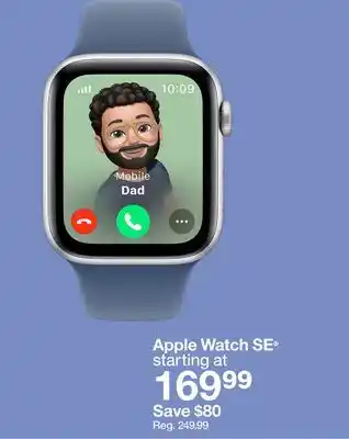 Target Apple Watch SE offer
