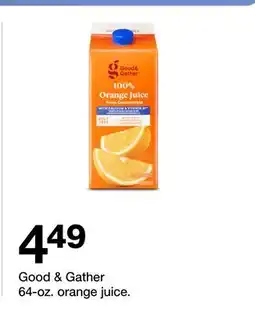 Target Good & Gather 64-oz. orange juice offer