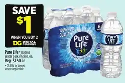 Dollar General Pure Life Bottled Water offer