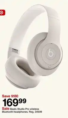 Target Beats Studio Pro wireless Bluetooth headphones offer