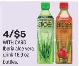 CVS Iberia aloe vera drink 16.9 oz bottles offer