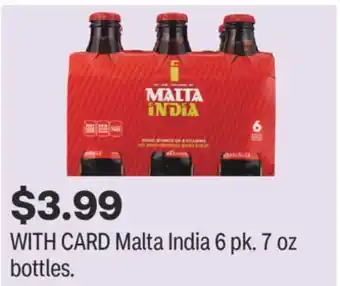 CVS Malta India 6 pk. 7 oz bottles offer