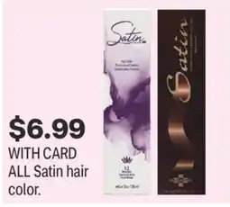 CVS ALL Satin hair color offer