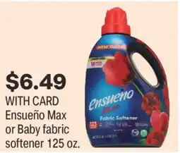 CVS Ensueño Max or Baby fabric softener 125 oz offer
