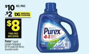 Dollar General Purex Liquid Laundry Detergent offer