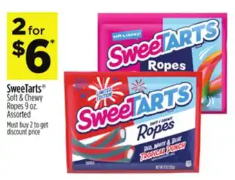 Dollar General SweeTarts Soft & Chewy Ropes offer