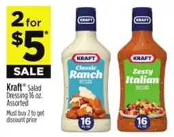 Dollar General Kraft Salad Dressing offer