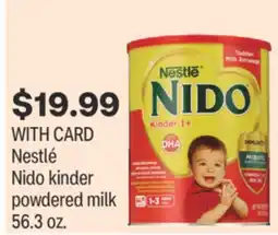 CVS Nestlé Nido kinder powdered milk 56.3 oz offer