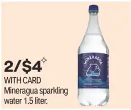 CVS Mineragua sparkling water 1.5 liter offer
