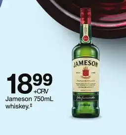 Target Jameson 750mL whiskey‡ offer