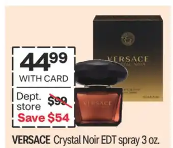 CVS VERSACE Crystal Noir EDT spray 3 oz offer