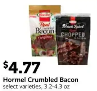 Fareway Hormel crumbled bacon offer