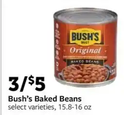 Fareway Bush's baked beans offer