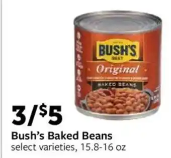 Fareway Bush's baked beans offer