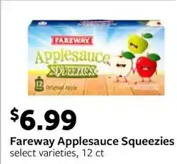 Fareway Fareway applesauce squeezies offer