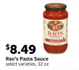 Fareway Rao's pasta sauce offer