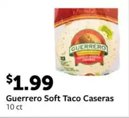 Fareway Guerrero soft taco caseras offer