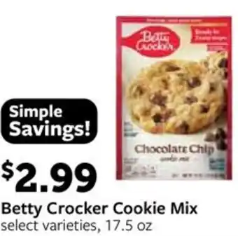 Fareway Betty crocker cookie mix offer