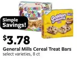 Fareway General mills cereal treat bars offer