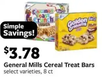 Fareway General mills cereal treat bars offer