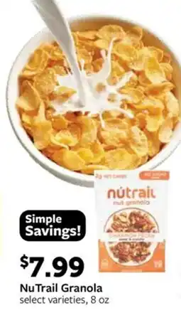 Fareway Nu trail granola offer