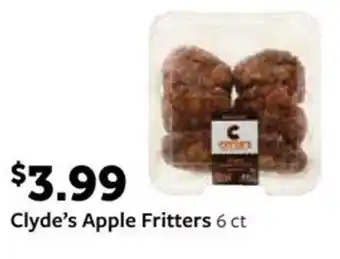 Fareway Clyde's apple fritters offer