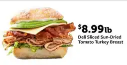 Fareway Deli sliced sun dried tomato turkey breast offer