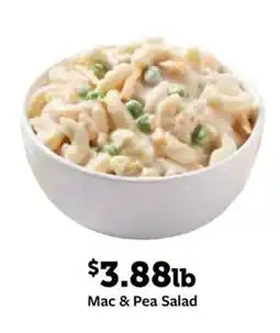Fareway Mac & pea salad offer