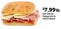 Fareway Deli sliced pepperoni & hard salami offer