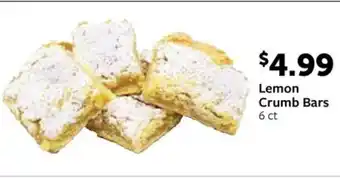 Fareway Lemon crumb bars offer