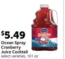 Fareway Ocean spray cranberry juice cocktail offer