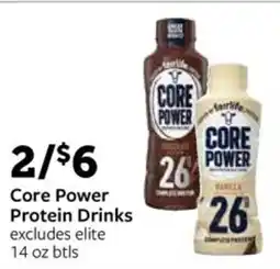 Fareway Core power protein drinks offer