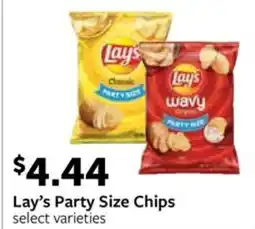 Fareway Lay's party size chips offer