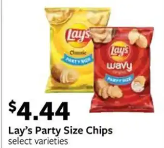 Fareway Lay's party size chips offer