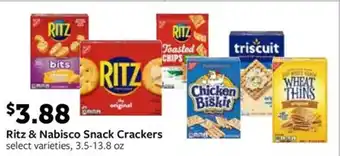 Fareway Ritz & nabisco snack crackers offer