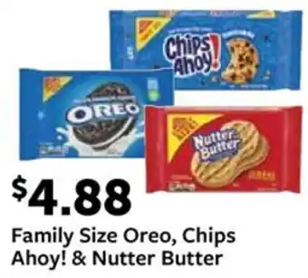 Fareway Family size oreo, chips ahoy & nutter butter offer