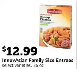 Fareway Innovasian family size entrees offer