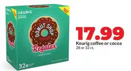 Hy-Vee Keurig coffee or cocoa offer