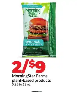 Hy-Vee MorningStar Farms plant-based products offer