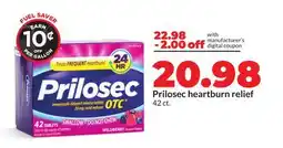 Hy-Vee Prilosec heartburn relief Item offer